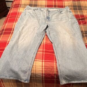 Old Navy Women’s plus size, extra high-rise, curvy wide leg.